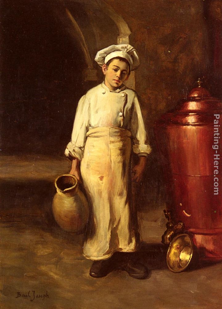The Cook's Helper painting - Claude Joseph Bail The Cook's Helper art painting